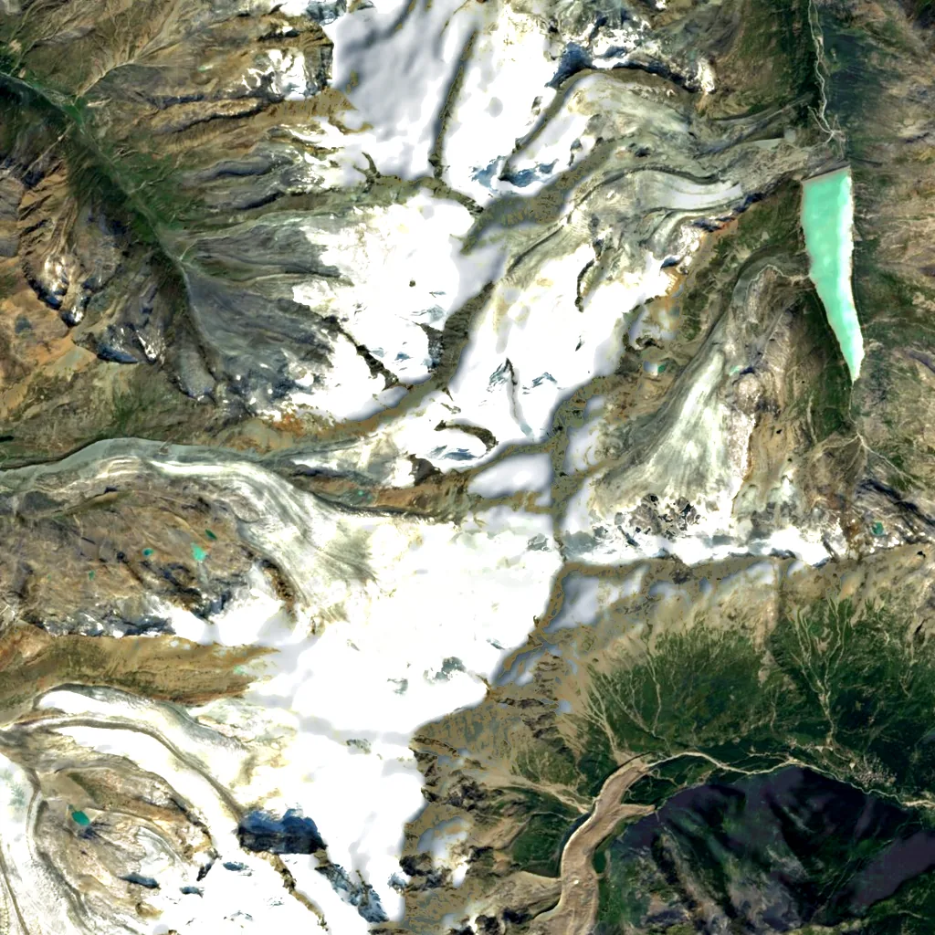 Adlerhorn seen from above (Sentinel-2)