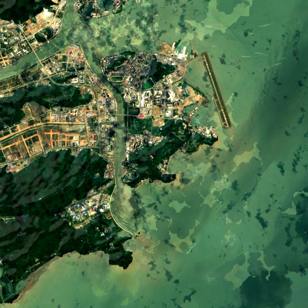 Alto de Coloane seen from above (Sentinel-2)