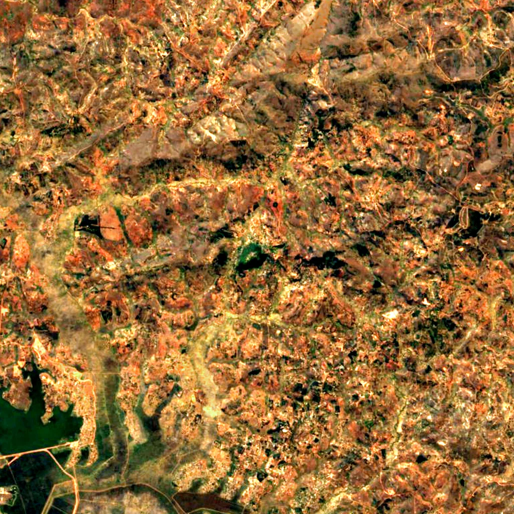 Ambohimanga seen from above (Sentinel-2)