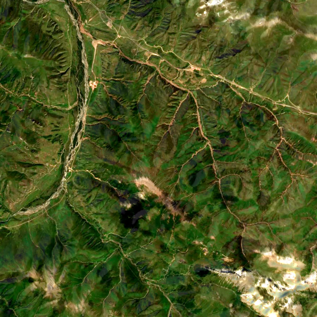 Amne Machin seen from above (Sentinel-2)