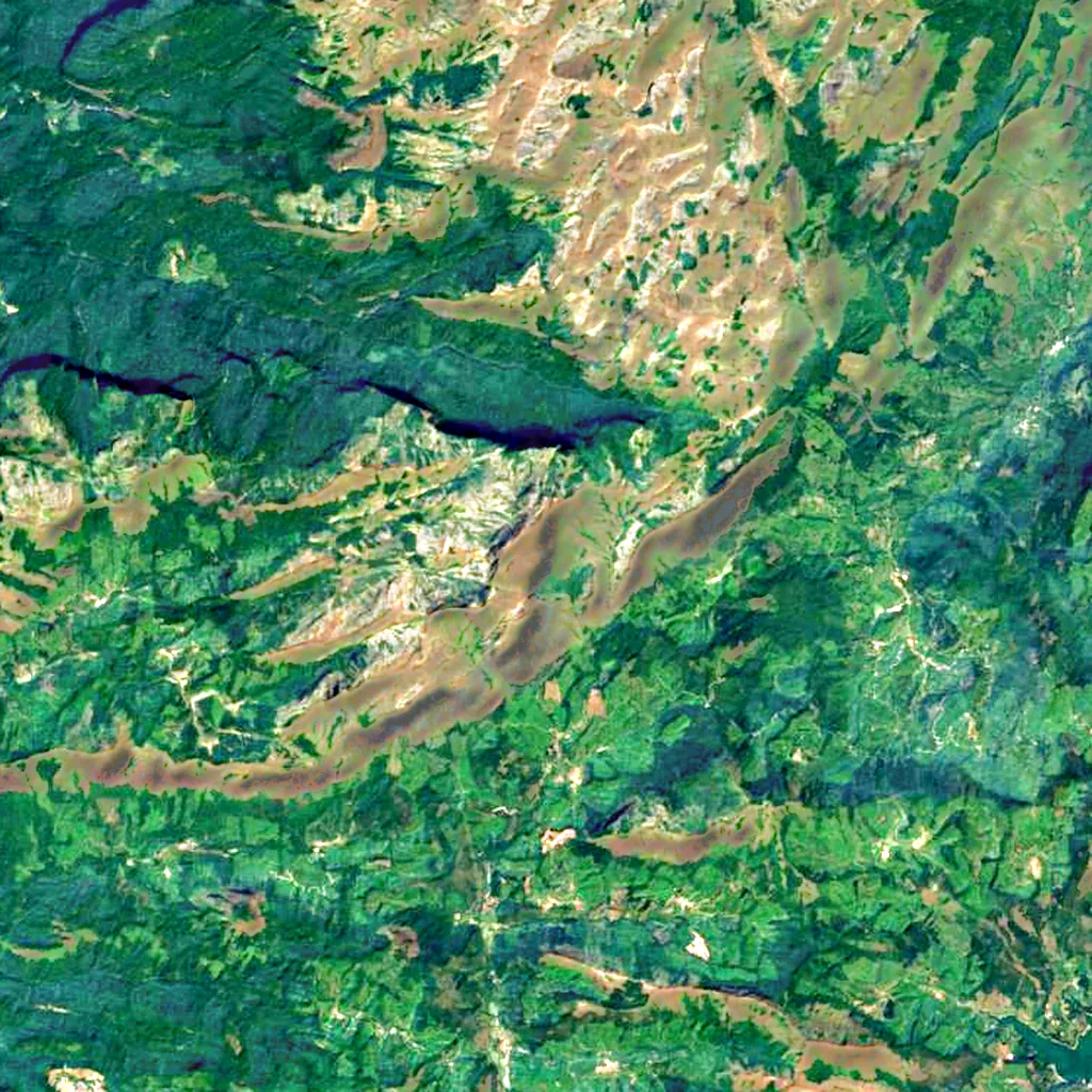 Anamudi seen from above (Sentinel-2)