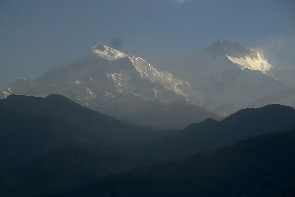 Annapurna II and IV viewed from Pokhara