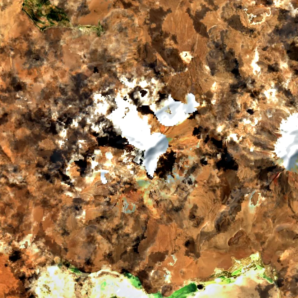 Arintica seen from above (Sentinel-2)