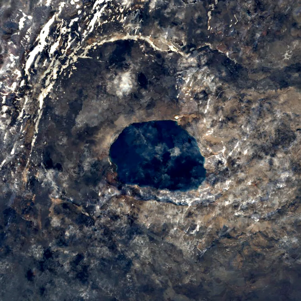 Askja seen from above (Sentinel-2)