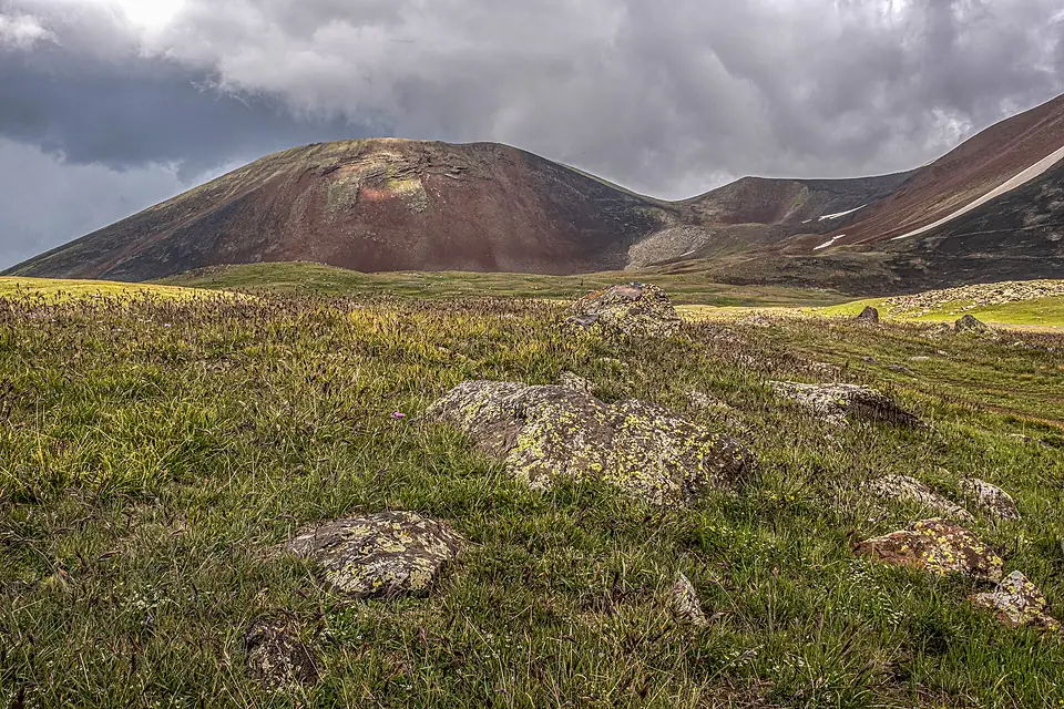 Azhdahak Volcano in July 2025