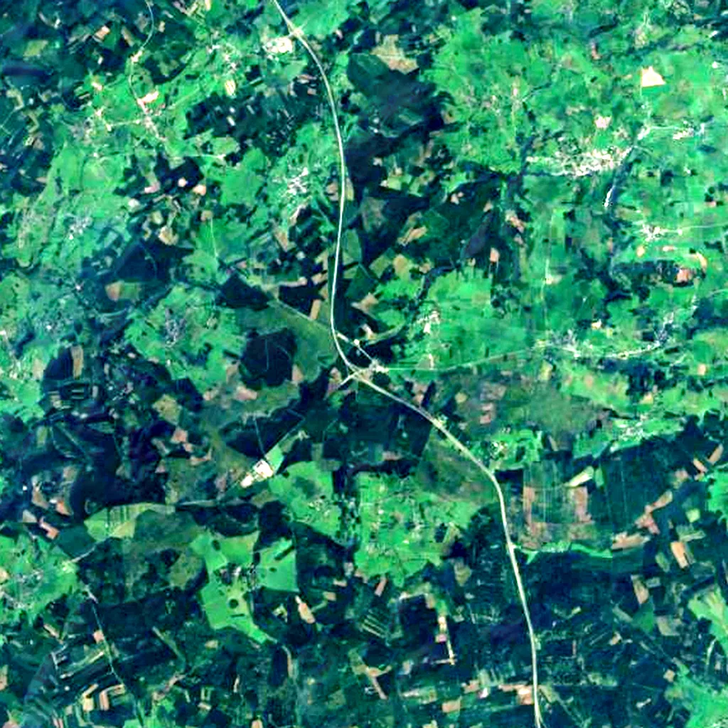 Baraque de Fraiture seen from above (Sentinel-2)