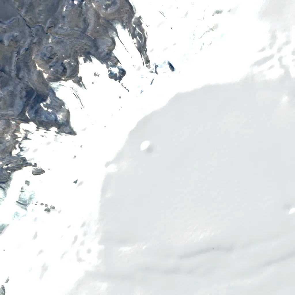 Bárðarbunga seen from above (Sentinel-2)