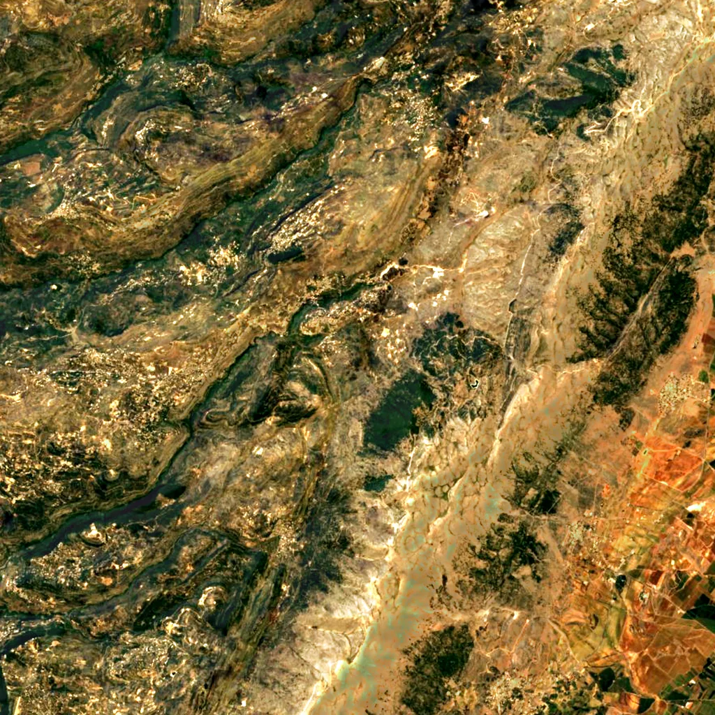 Barouk seen from above (Sentinel-2)