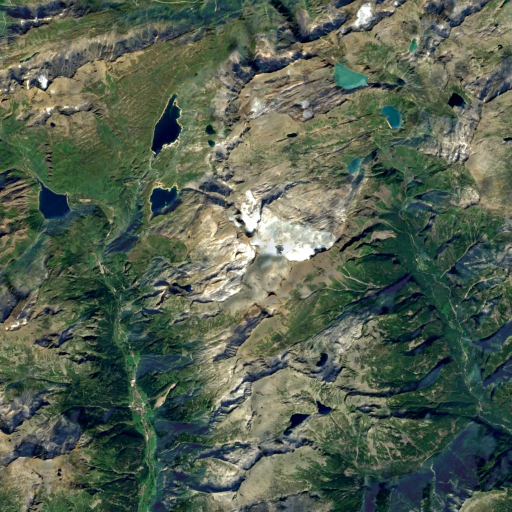 Basòdino seen from above (Sentinel-2)