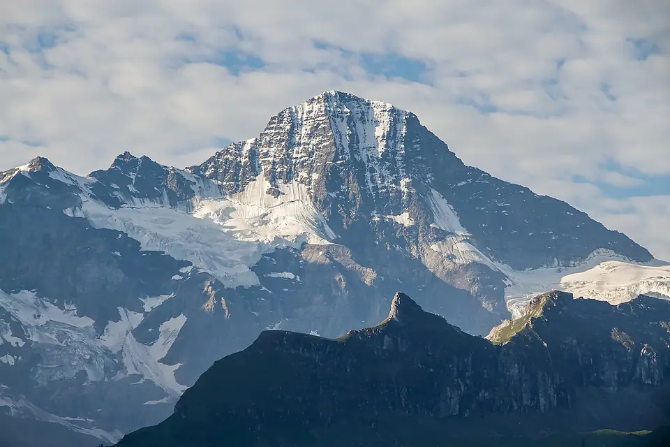 Breithorn from Mürren, Bern, Switzerland, 2012 August