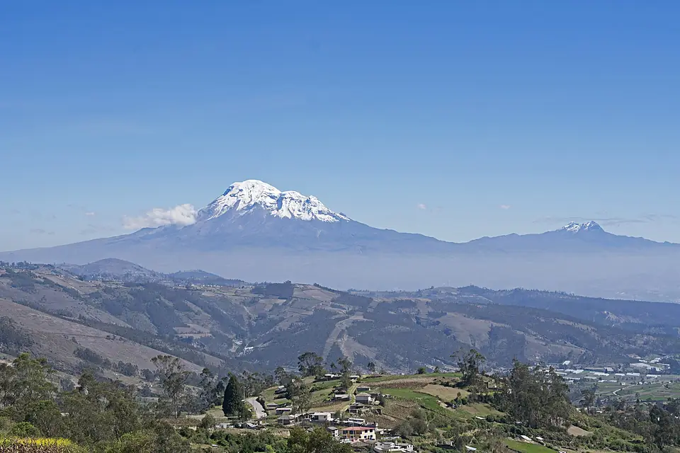 Flores View of Chimborazo and Carihuairazo from the hill