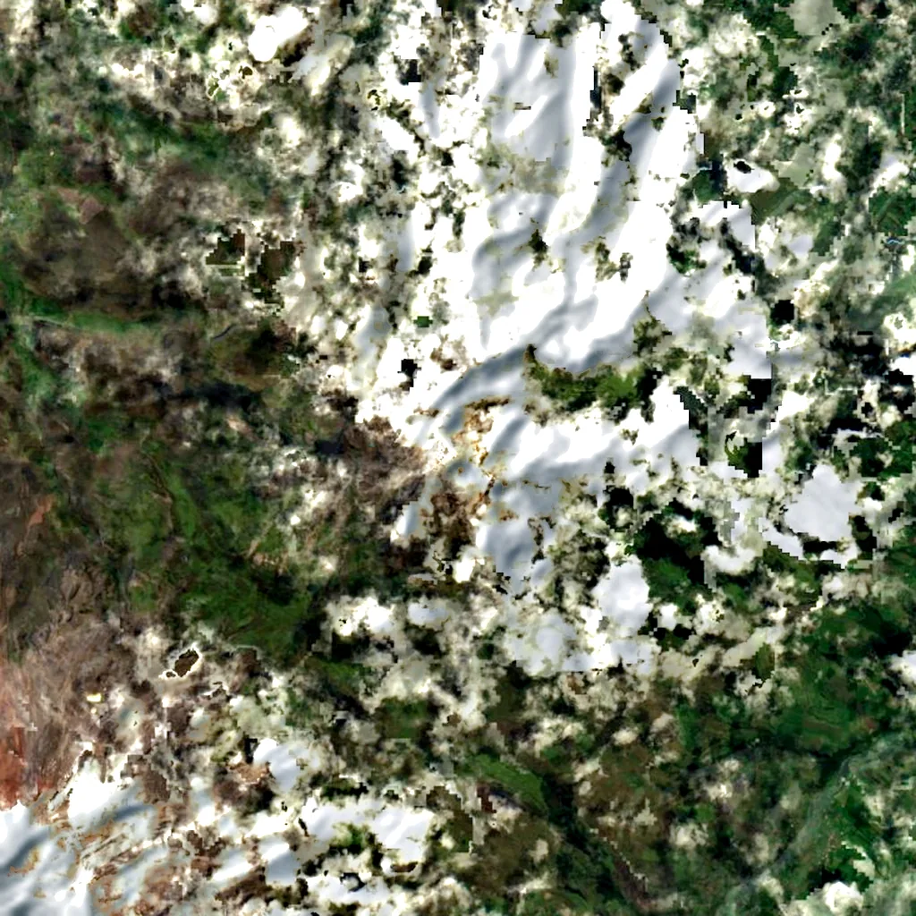 Carihuairazo volcano seen from above (Sentinel-2)