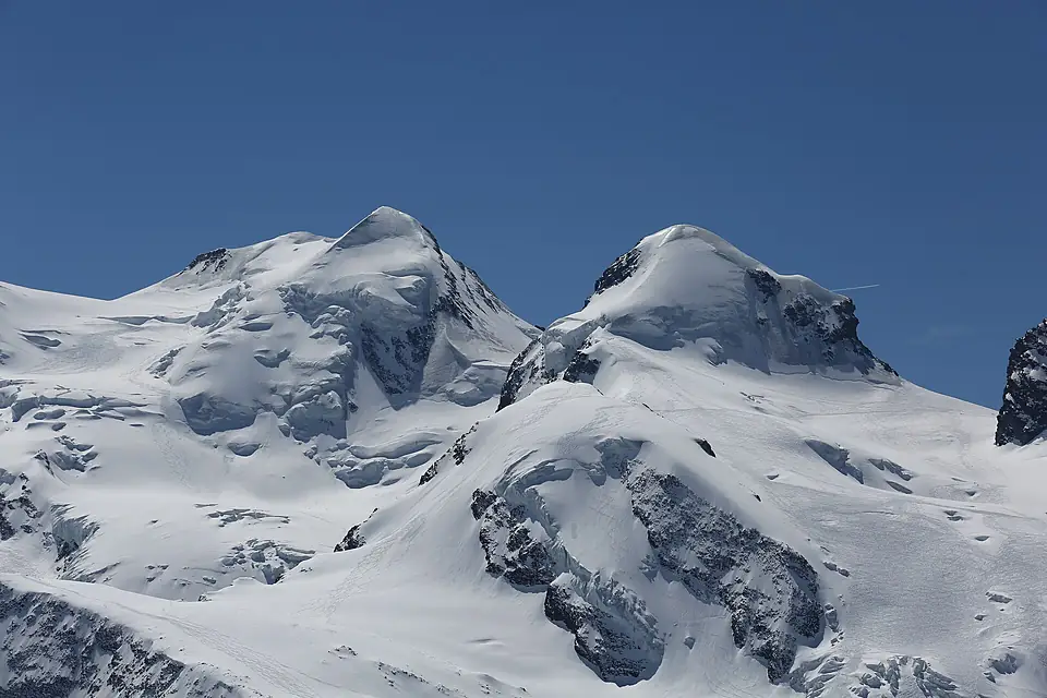 Castor & Pollux from Gornergrat 14 04 2024