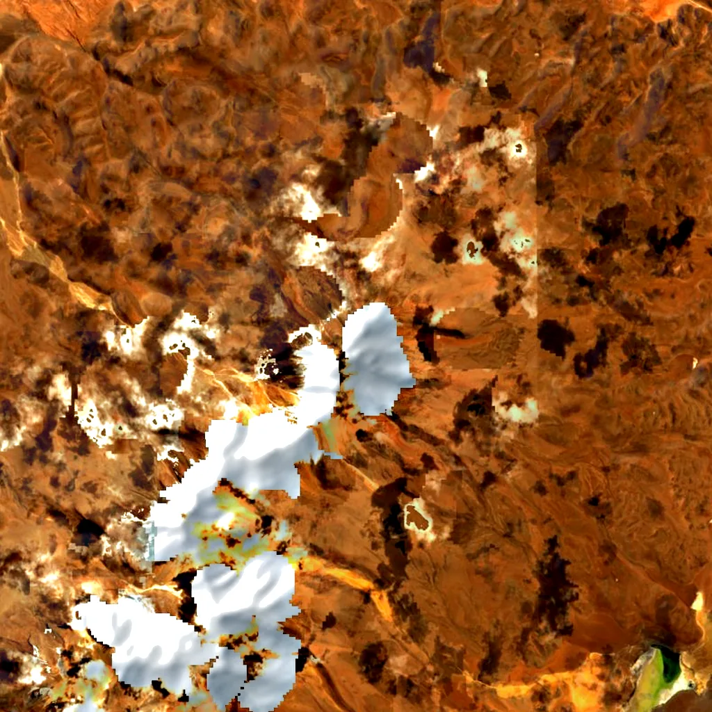 Cerro Cañapa seen from above (Sentinel-2)
