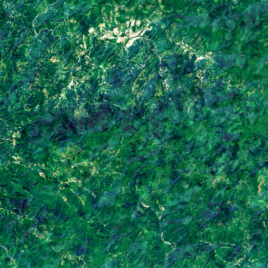 Cerro de Punta seen from above (Sentinel-2)