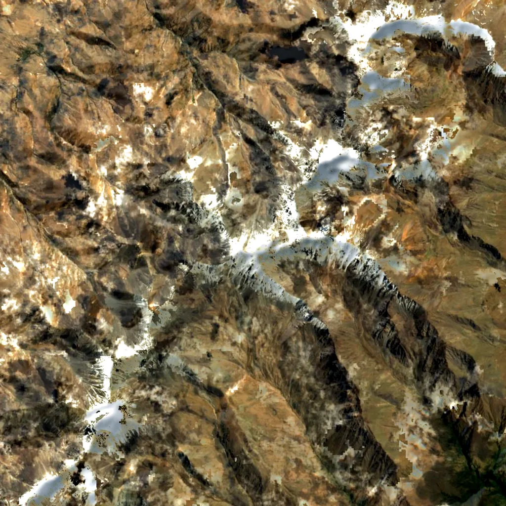 Cerro del Bolsón seen from above (Sentinel-2)