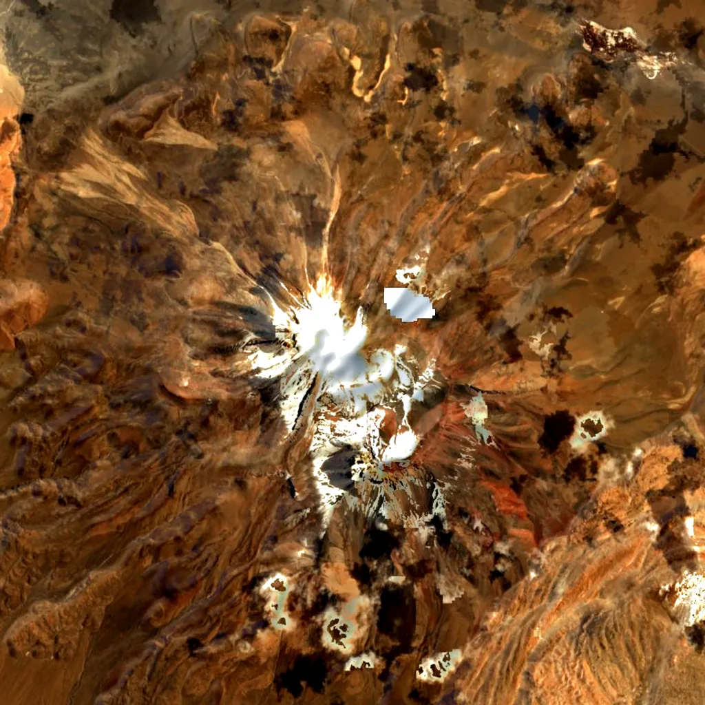 Cerro Paniri seen from above (Sentinel-2)