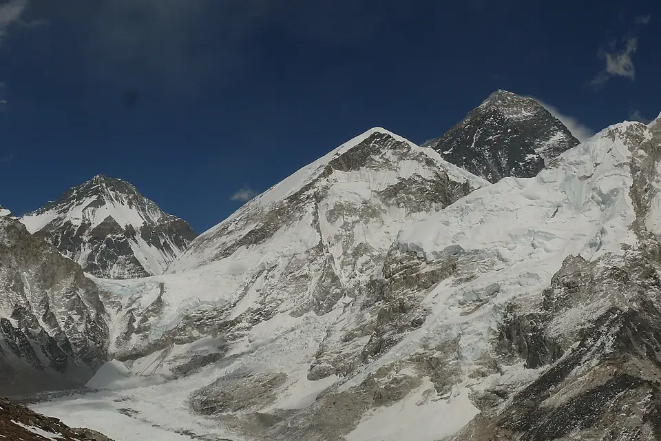 Everest and Changtse view from Kala Patther