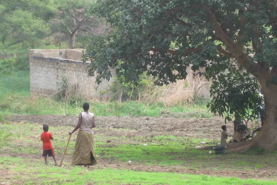 Chilanga (Lusaka), Zambia citizens walking