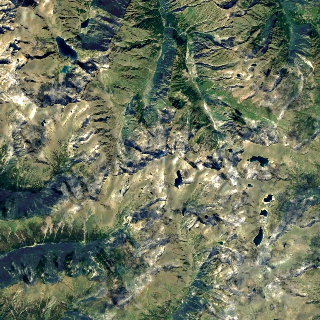Cime du Gélas seen from above (Sentinel-2)
