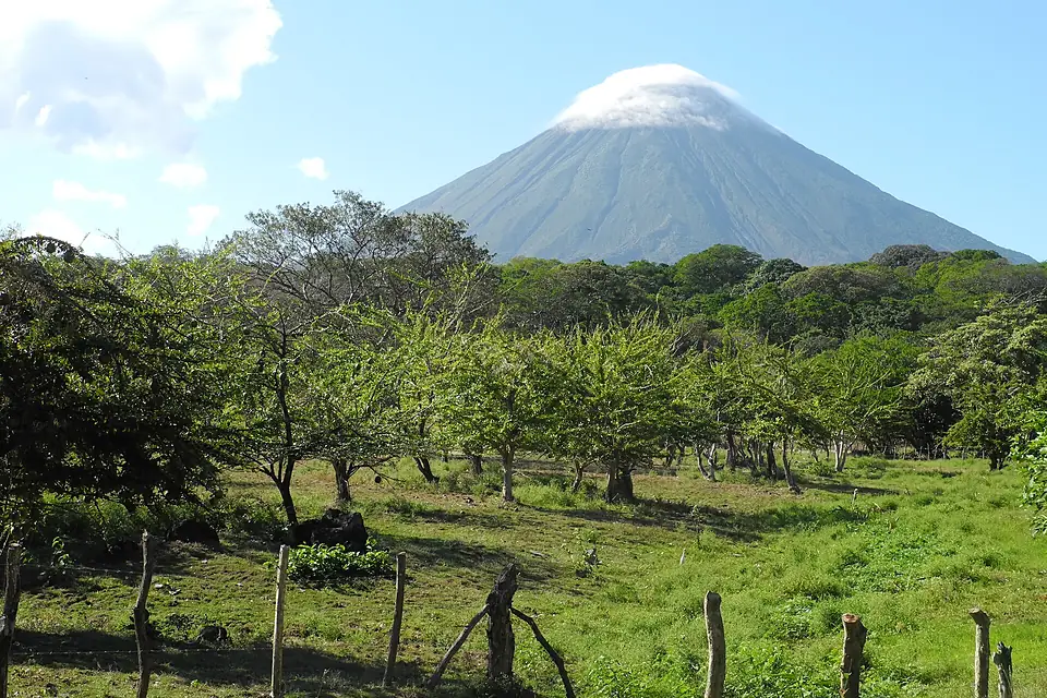 Concepcion volcano in Nicaragua 2012