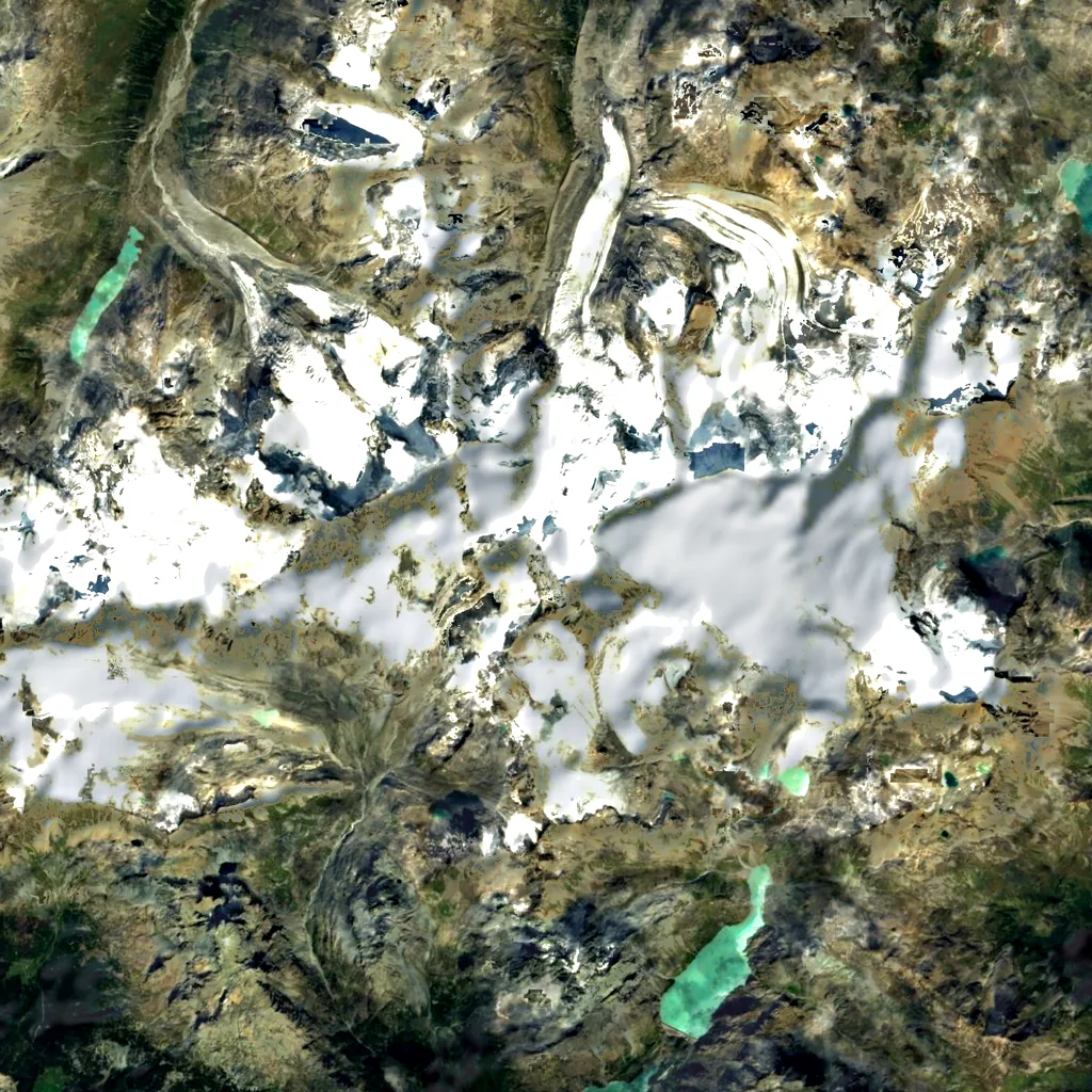 Crast' Agüzza seen from above (Sentinel-2)