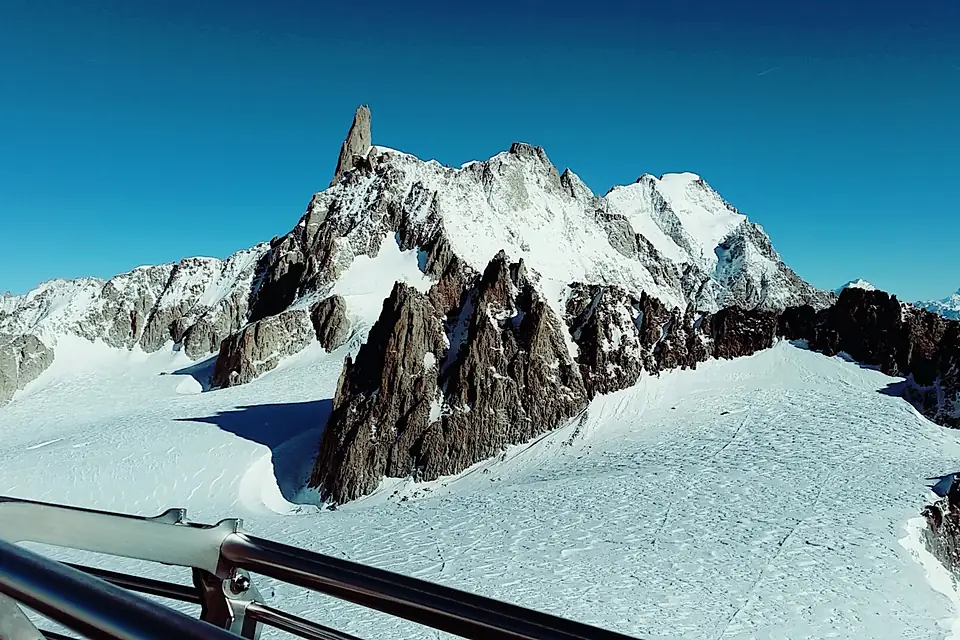 Monte bianco vista sud