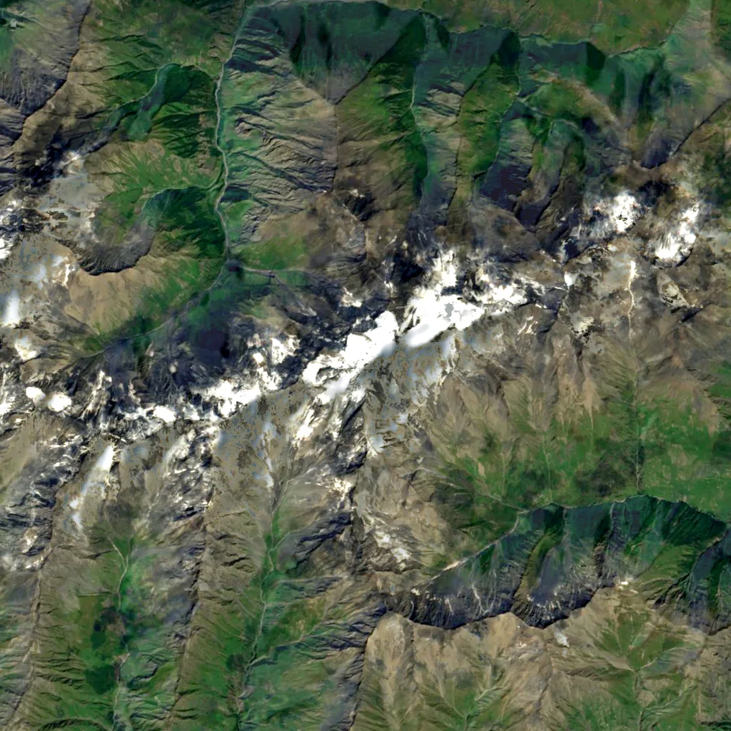 Diklosmta seen from above (Sentinel-2)