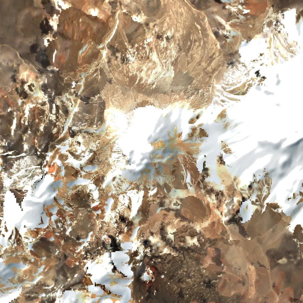 El Fraile seen from above (Sentinel-2)