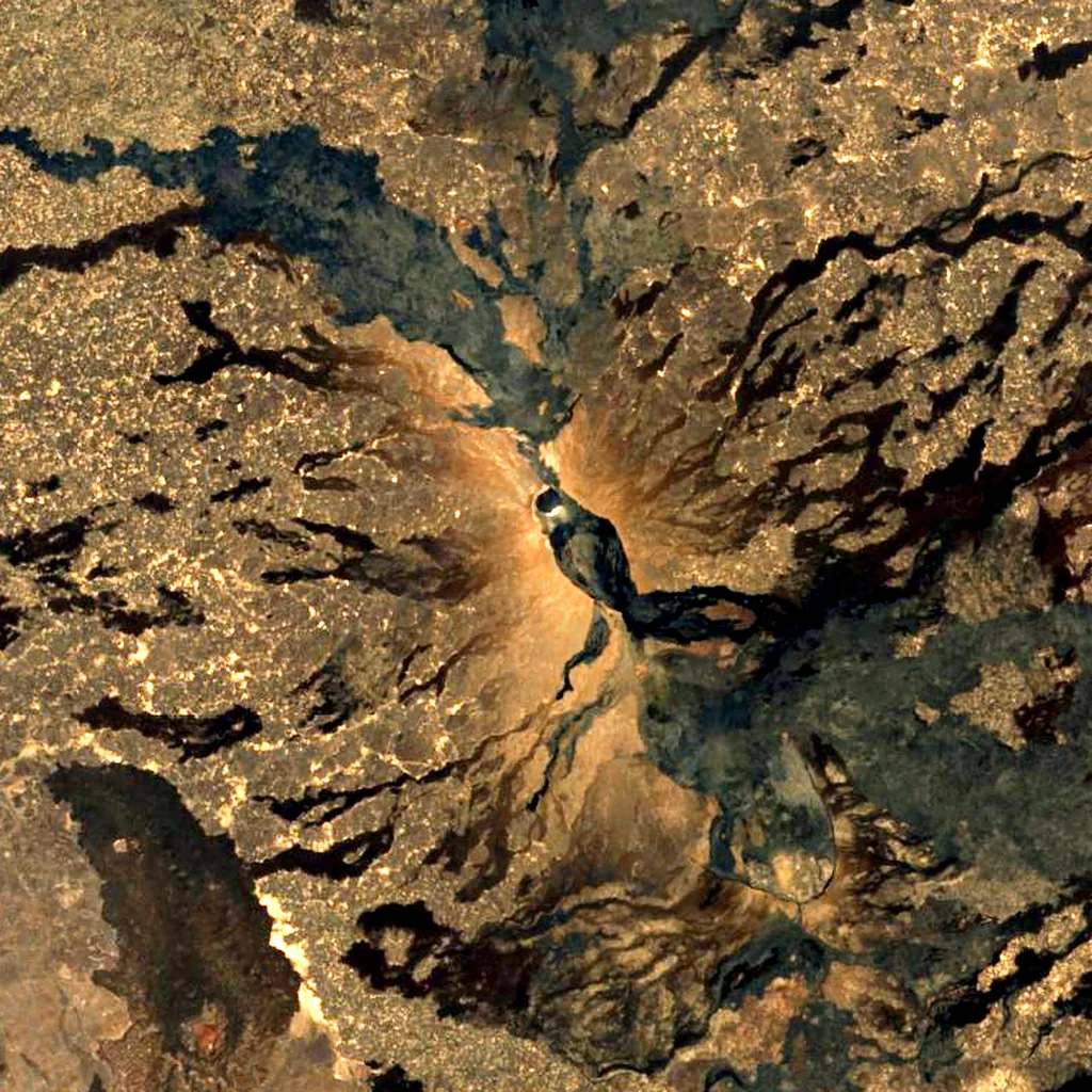 Erta Ale seen from above (Sentinel-2)