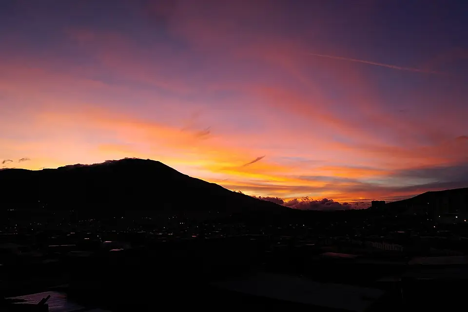 Atardecer Volcán Galeras