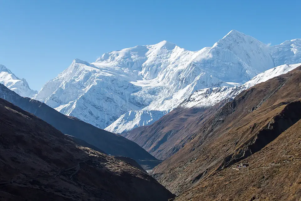 Annapurna III and Gangapurna - Annapurna Circuit, Nepal - panoramio