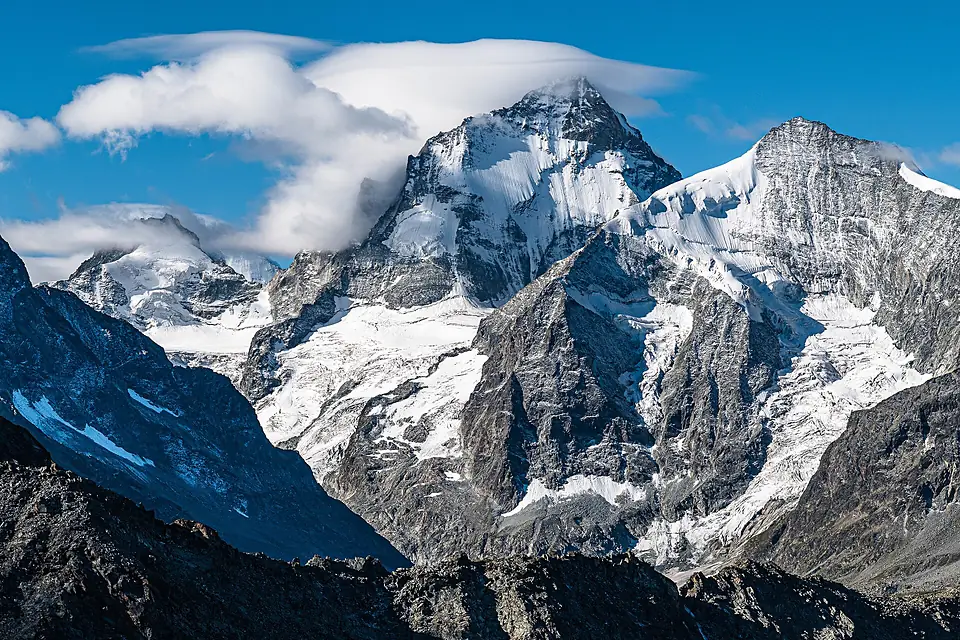 Dent Blanche in Wolken