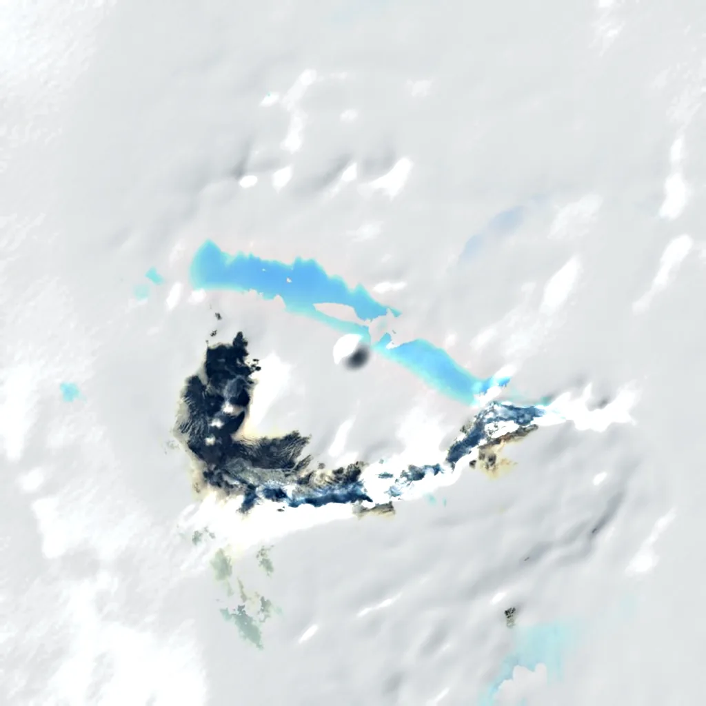 Grímsvötn seen from above (Sentinel-2)