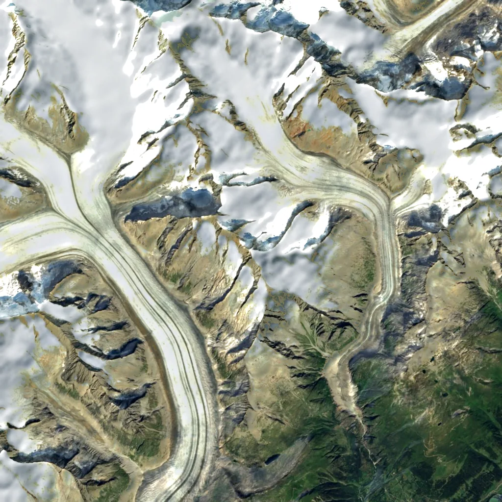Gross Wannenhorn seen from above (Sentinel-2)