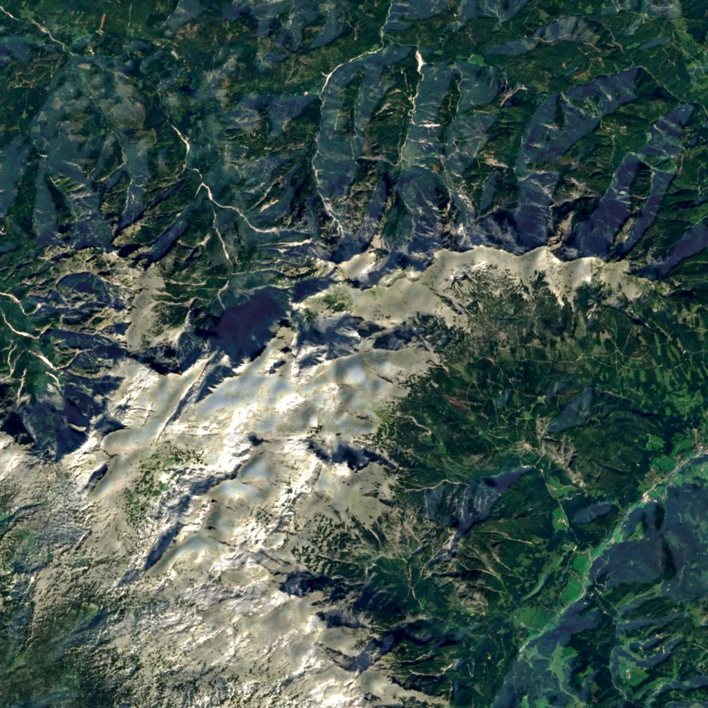 Großer Priel seen from above (Sentinel-2)
