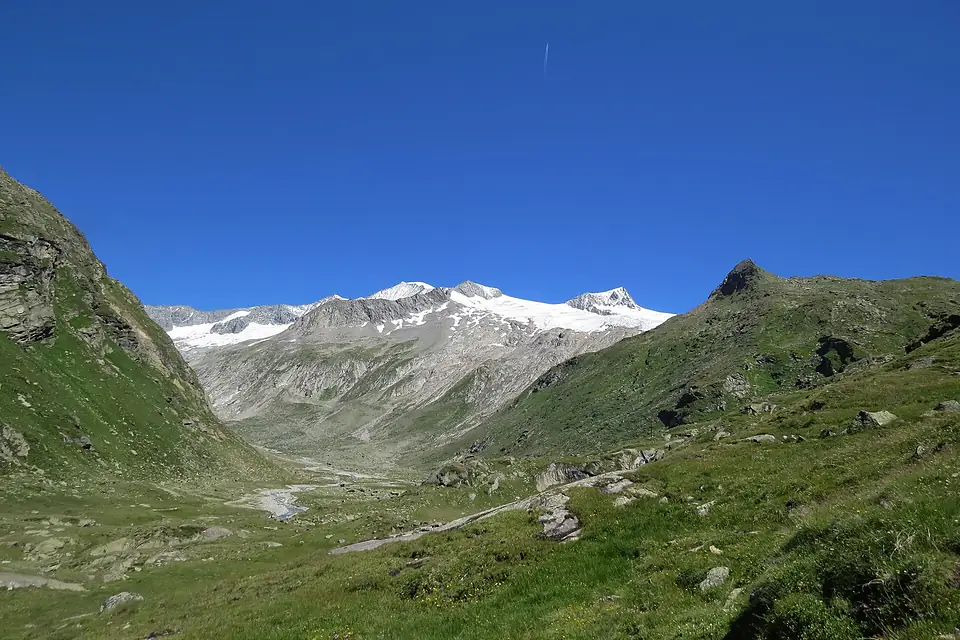 2017-07-15 (084) View from Hinterbichler Dorfertal to Großvenediger, Austria