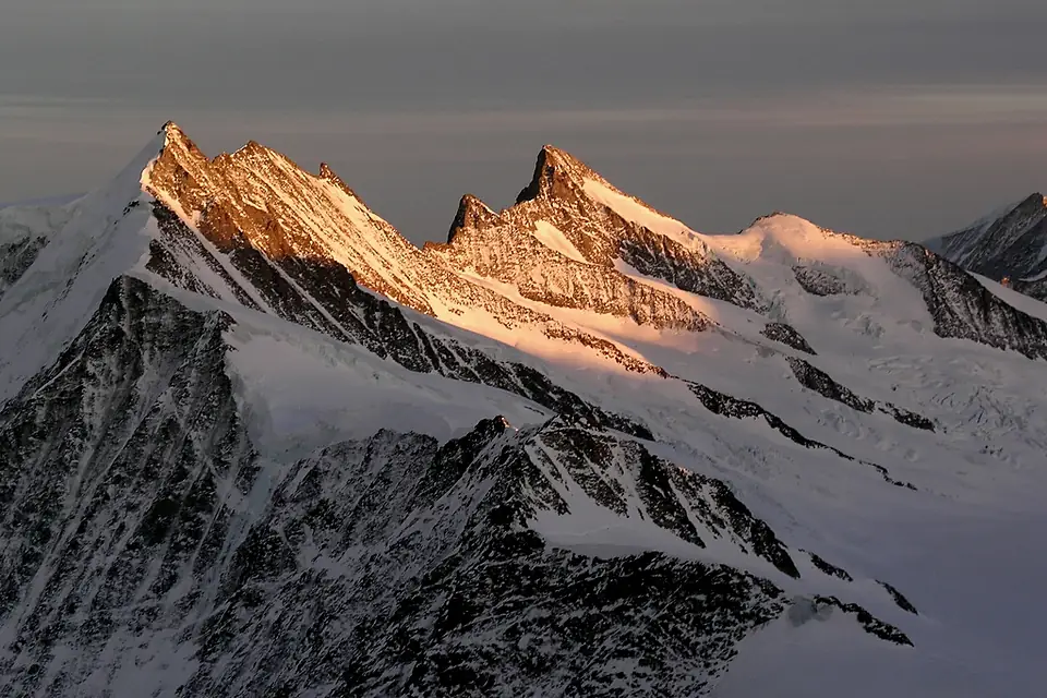 Fiescherhorn and Grünhorn