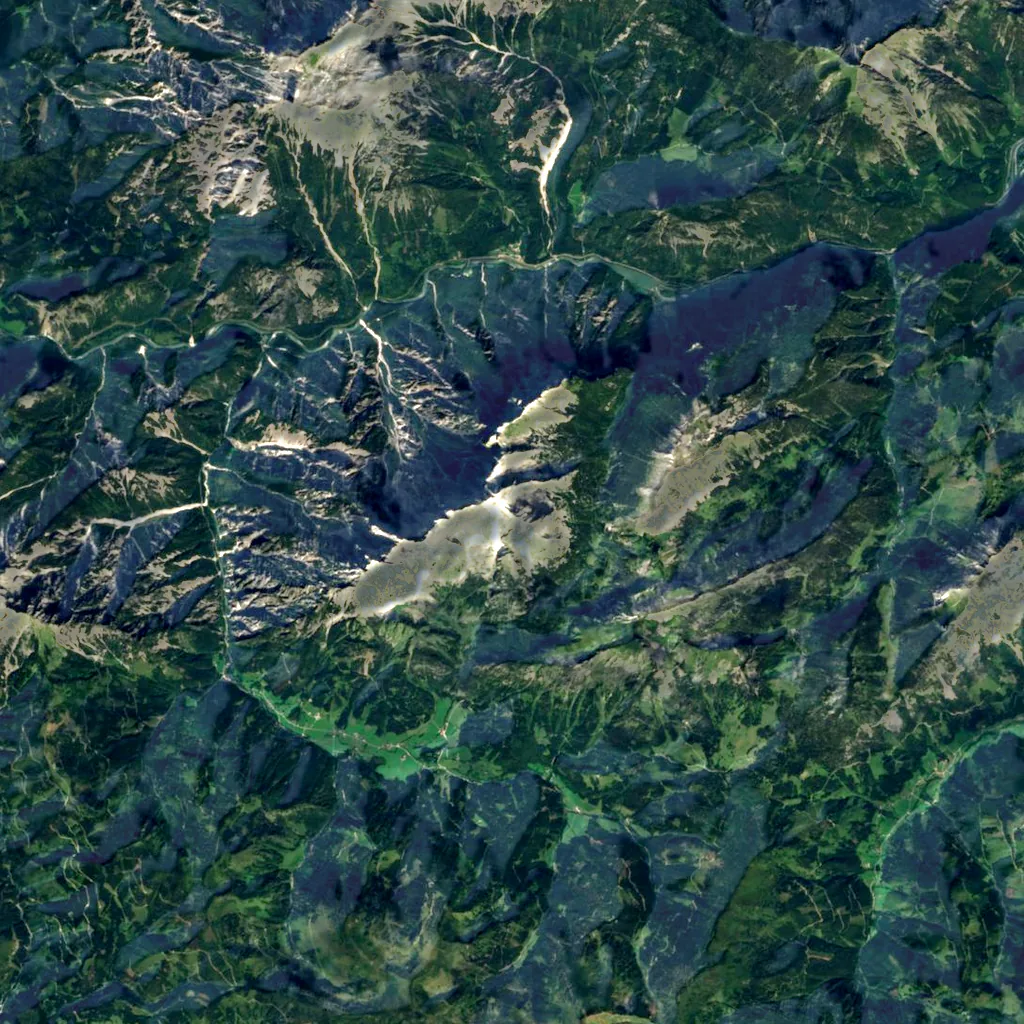 Hochtor seen from above (Sentinel-2)
