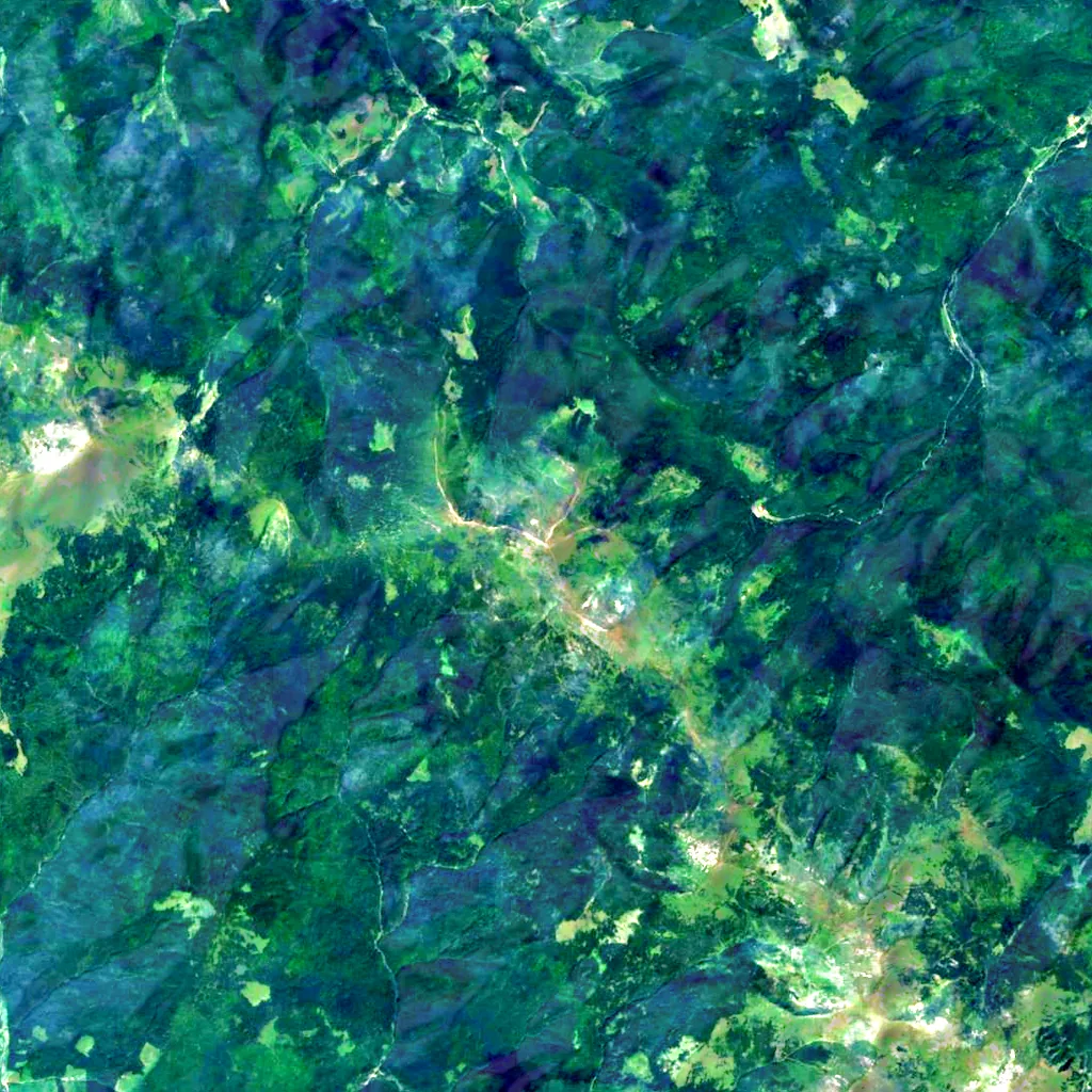 Hoverla seen from above (Sentinel-2)