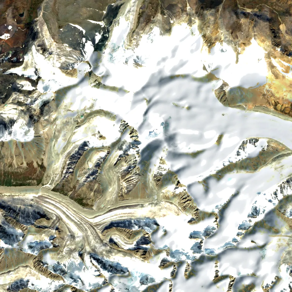Hüiten Peak seen from above (Sentinel-2)