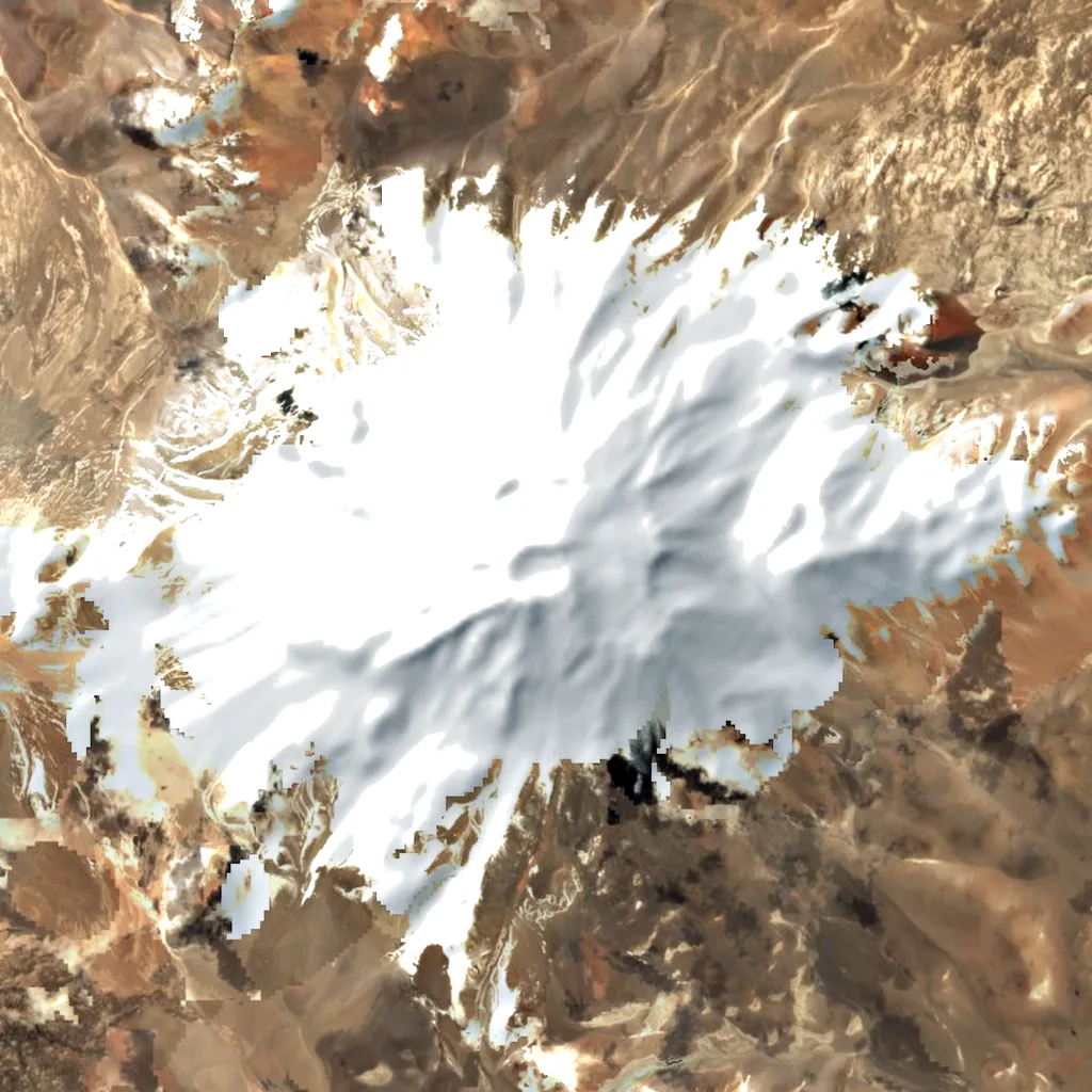 Incahuasi seen from above (Sentinel-2)