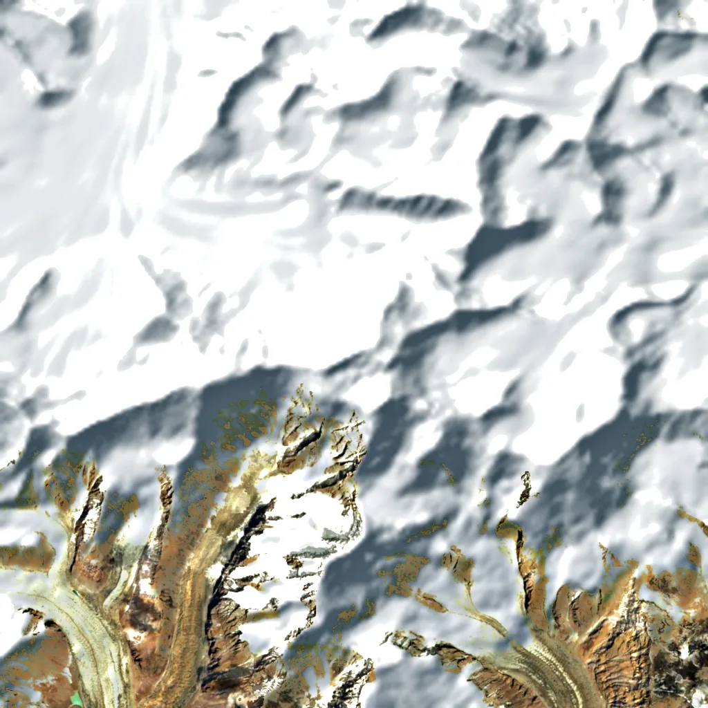 Independence Peak seen from above (Sentinel-2)