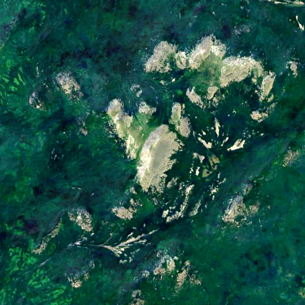 Iremel seen from above (Sentinel-2)