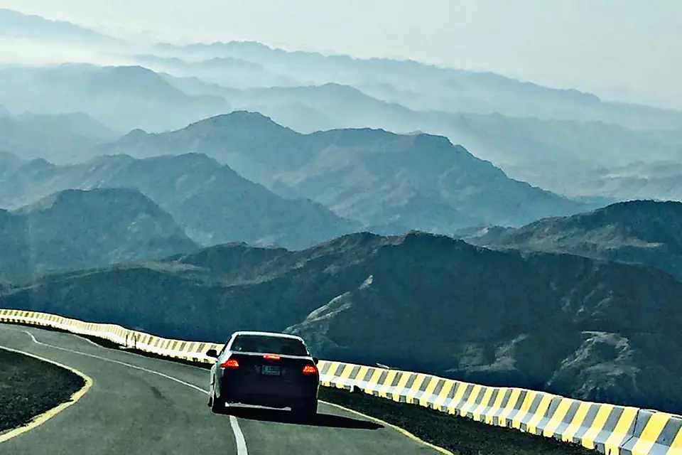 Jebel Yibir - At the top - Ras Al Khaimah