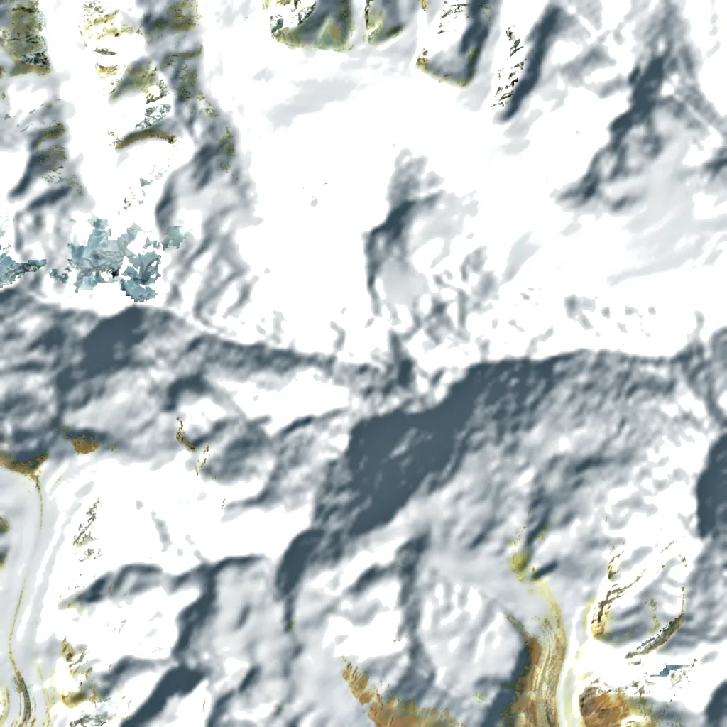 Jengish Chokusu seen from above (Sentinel-2)