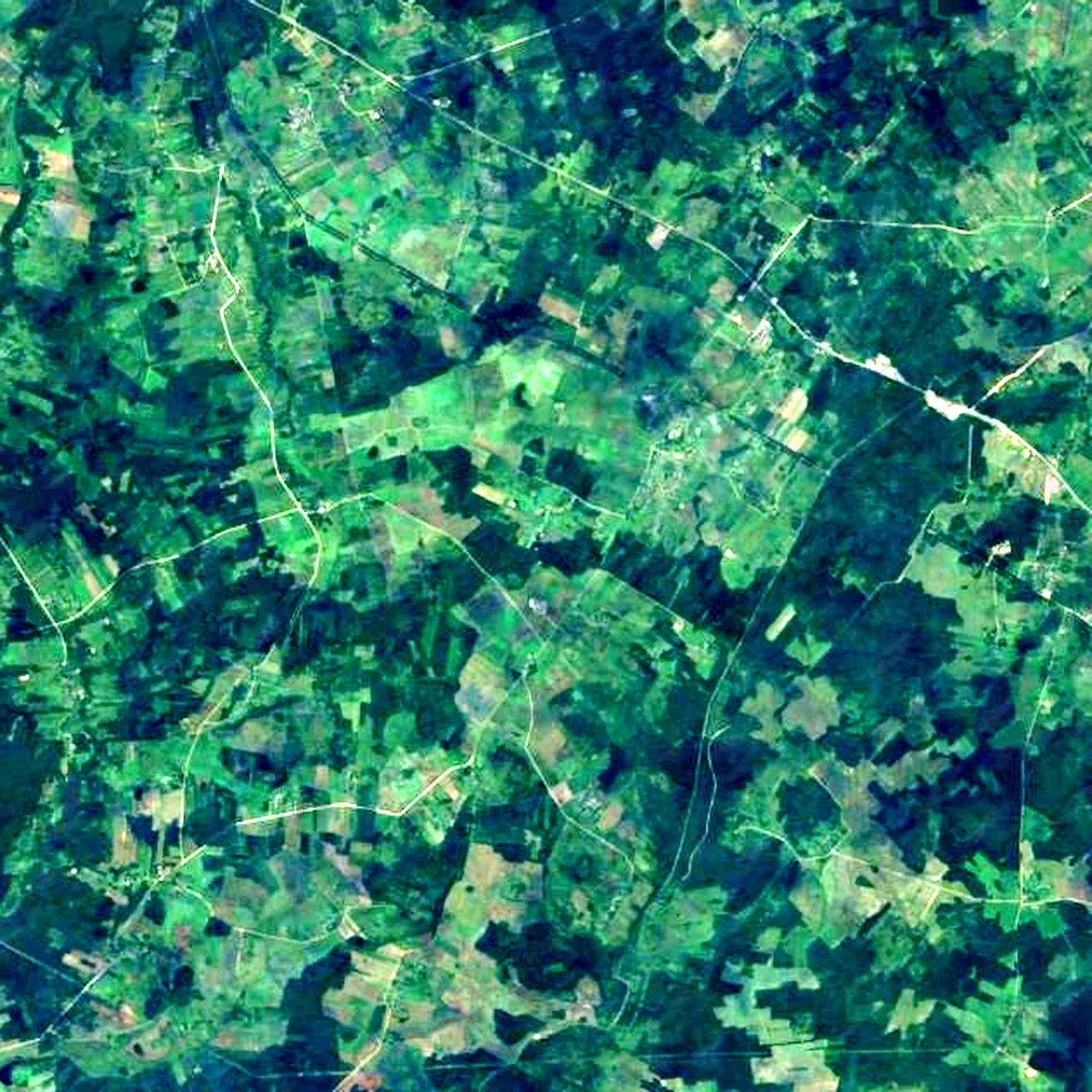 Juozapinė Hill seen from above (Sentinel-2)