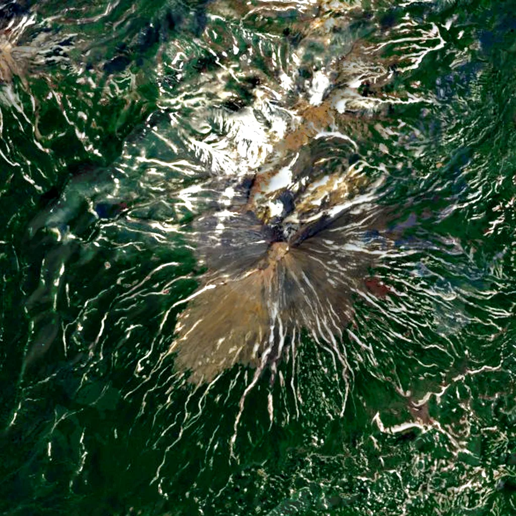 Kambalny seen from above (Sentinel-2)