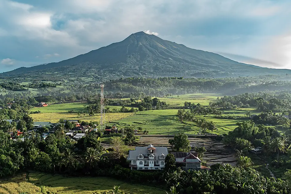 Drone Shot of Mt. Kanlaon