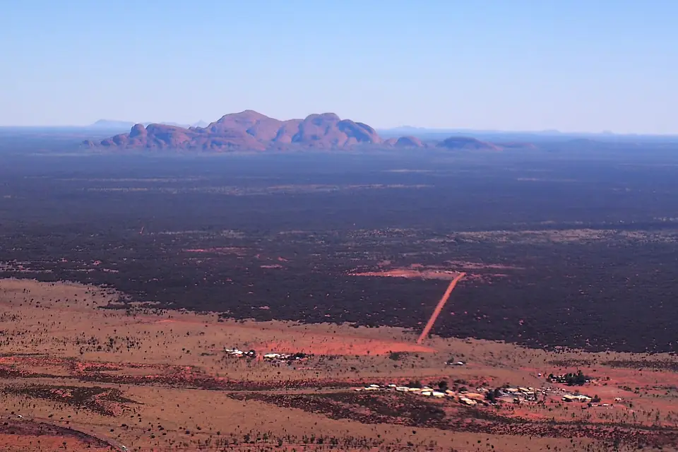Aerial View of Kata Tjuta - 2013.04 - panoramio